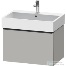 Duravit D-NEO 684x442 mm-es,1 fiókos függesztett szekrény 235070 mosdóhoz,Concrete Grey Matt Decor DE427200707 fürdőszoba bútor