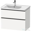 Duravit D-NEO 784x452 mm-es 2 fiókos függesztett szekrény 236980XXX mosdóhoz,White Matt Decor DE435701818