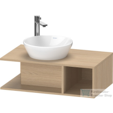 Duravit D-NEO 800x480 mm-es mosdó alá építhető alsószekrény, Natural Oak DE491803030 fürdőszoba bútor