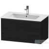 Duravit D-NEO 810x462 mm-es 1 fiókos alsószekrény 233683,234583,vagy 234683 mosdóhoz,Black Oak DE426201616