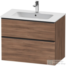 Duravit D-NEO 810x462 mm-es 2 fiókos függesztett szekrény 233683XXX mosdóhoz,Natural Walnut Decor DE436207979 fürdőszoba bútor