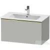 Duravit D-NEO 81x46,2cm-es, 1 fiókos fali szekrény, polírozott arany színű fogantyúval, 233683XXX mosdóhoz, matt betonszürke DE4262034070000