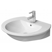 Duravit Darling New mosdótál 55x48 cm félkör alakú fehér 2621550000 fürdőkellék