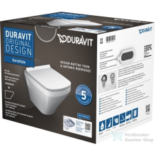 Duravit Durastyle Compact Rimless fali wc szett ülőkével 45710900A1 ( 457109 ) szaniter