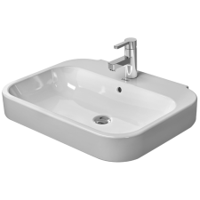 Duravit Happy D.2 mosdótál 65x49.5 cm négyszögletes fehér 23166500001 fürdőkellék