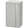 Duravit KETHO 88x50x36 cm-es, 1 ajtós félmagas szekrény, balos, matt betonszürke KT1266L0707