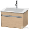 Duravit KETHO mosdó alá építhető 600x475 mm-es 1 fiókos alsószekrény 233663 mosdóhoz,Natural Oak KT641803030