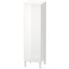Duravit L-CUBE 132x40x36,3 cm-es, fali, 1 ajtós félmagas bútor láb nélkül, jobbos, fényes fehér LC1178R2222
