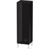 Duravit L-CUBE 132x40x36,3 cm-es, fali, 1 ajtós félmagas bútor láb nélkül, jobbos, lakkozott fényes fekete LC1178R4040