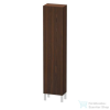 Duravit L-CUBE 176x40x24,3 cm-es, fali, 1 ajtós kiegészítő bútor láb nélkül, jobbos, (kefélt dió furnér) LC1170R6969