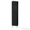 Duravit L-CUBE 176x40x24,3 cm-es, fali, 1 ajtós kiegészítő bútor láb nélkül, jobbos, matt fekete tölgy LC1170R1616