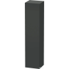 Duravit L-CUBE 176x40x36,3 cm-es, 1 ajtós szekrény láb nélkül, jobbos, matt grafit LC1180R4949