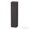 Duravit L-CUBE 176x40x36,3 cm-es, 1 ajtós szekrény láb nélkül, jobbos, szupermatt grafit LC1180R8080