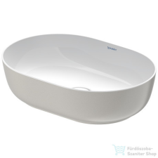 Duravit LUV 500x350 mm-es ráültethető mosdó,fehér/ szatén szürke matt 0379502300 szaniter
