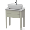 Duravit LUV 638x450 mm-es 1 fiókos alsószekrény mosdópulthoz,Taupe Satin Matt Lacquer LU956006060