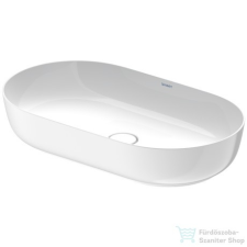 Duravit LUV 700x400 mm-es ráültethető mosdó Wondergliss bevonattal,fehér 03797000001 szaniter