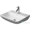 Duravit ME BY STARCK 60x46 cm-es mosdó Wondergliss bevonattal,White Satin Matt 23356032001