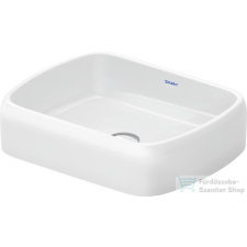 Duravit QATEGO 50x40 cm-es pultra ültethető mosdó, fehér 2384500079 szaniter
