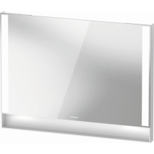 Duravit Qatego tükör 100x75 cm négyszögletes világítással fehér QA7083018180100 fürdőszoba kiegészítő
