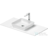 Duravit SIVIDA 40x40 mosdó+102 cm-es pult kombináció Sivida bútorhoz, matt szatén fehér 2680083200