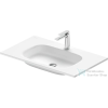 Duravit SIVIDA 82x48,5 cm-es beépíthető mosdó, matt szatén fehér 2650013200
