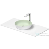 Duravit SIVIDA mosdó+102 cm-es pult kombináció Sivida bútorhoz, matt halványzöld/matt szatén fehér 268002FG00