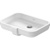 Duravit Soleil by Starck mosdótál 52.5x42.5 cm négyszögletes fehér 0397490060