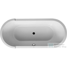 Duravit Starck 180x80 ovális fürdőkád, beépíthető változat, két háttámlával 700009000000000 ( 700009 ) kád, zuhanykabin
