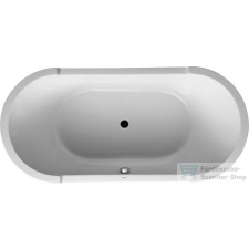 Duravit Starck 190x90 ovális fürdőkád, beépíthető változat, két háttámlával 700011000000000 ( 700011 ) kád, zuhanykabin