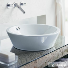 Duravit STARCK 1 53 cm-es ráültethető mosdó csaplyuk nélkül,0447530000 szaniter