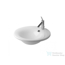 Duravit STARCK 1 58 cm-es bútorral aláépíthető mosdó Wondergliss bevonattal,04065800001 szaniter