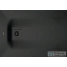 Duravit SUSTANO 100x70 cm-es zuhanytálca szifon nélkül, matt sötétszürke 720272650000000 kád, zuhanykabin