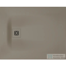 Duravit SUSTANO 100x80 cm-es zuhanytálca szifon nélkül, matt greige 720273640000000 kád, zuhanykabin