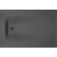 Duravit Sustano Zuhanytálca DuraSolid® matt sötétszürke 120x80 cm kád, zuhanykabin