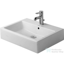 Duravit VERO 59,5x46,5 cm ráültethető mosdó Wondergliss bevonattal 04526000001 szaniter