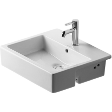 Duravit Vero mosdótál 55x47 cm négyszögletes fehér 0314550000 fürdőkellék