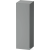 Duravit VITRIUM 132x40x36,3 cm-es 1 ajtós magas szekrény, balos, matt világosszürke VT1178LHDHD0000