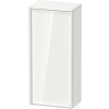 Duravit VITRIUM 89,9x40x26,2 cm-es 1 ajtós magas szekrény fehér színű fogantyúval, jobbos, matt/fényes fehér VT1355R2218000W