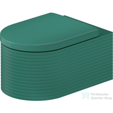 Duravit VITRIUM fali WC ülőke nélkül, fényes fehér/matt olajkék 250509FA00 szaniter