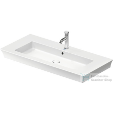 Duravit WHITE TULIP 1055x490 mm-es bútorral aláépíthető mosdó Wondergliss bevonattal,23631000001 szaniter