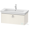 Duravit WHITE TULIP mosdó alá építhető függesztett 1 fiókos alsószekrény,984 x 458 mm, Nordic White High Gloss WT42520H4H4