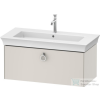 Duravit WHITE TULIP mosdó alá építhető függesztett 1 fiókos alsószekrény,984 x 458 mm,Nordic White Satin Matt Lacquer WT425203939