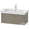 Duravit WHITE TULIP mosdó alá építhető függesztett 1 fiókos alsószekrény,984 x 458 mm, Stone Grey High Gloss WT42520H2H2