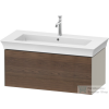 Duravit WHITE TULIP mosdó alá építhető függesztett 1 fiókos alsószekrény,984 x 458 mm, Taupe Satin Matt Lacquer/American Walnut Solid Wood WT424207760