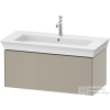 Duravit WHITE TULIP mosdó alá építhető függesztett 1 fiókos alsószekrény,984 x 458 mm, Taupe Satin Matt Lacquer WT424206060