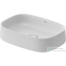 Duravit ZENCHA 550x390 mm-es pultra ültethető mosdó White Satin matt 2373553279 szaniter