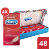 Durex Durex Feel Thin - élethű érzés óvszer csomag (4 x 12db)
