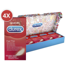 Durex Durex Feel Thin Óvszer (4x12db) óvszer
