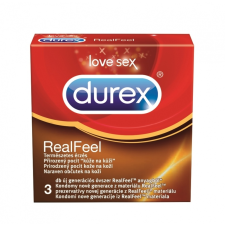 Durex Durex Real Feel - latexmentes óvszer (3db) óvszer