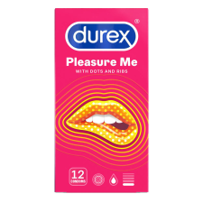 Durex Emoji PleasureMe - bordás-pontozott óvszer (12db) óvszer